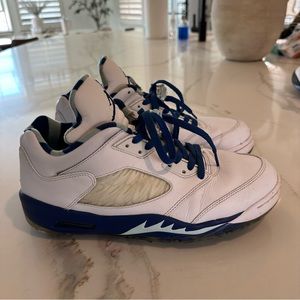 Nike Jordan Low 5 NRG Wing It 2020 Golf Shoes Size 12 Blue White